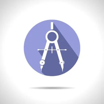 Vector compasses icon. Eps10 Stock Illustration