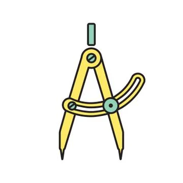 Vector compasses icon. Eps10 Stock Illustration