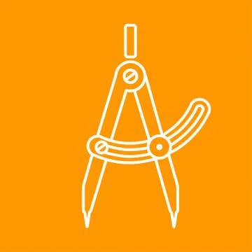 Vector compasses icon. Eps10 Stock Illustration