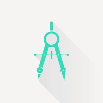 Vector compasses icon Stock Illustration