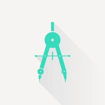 Vector compasses icon Stock Illustration