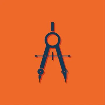 Vector compasses icon Stock Illustration