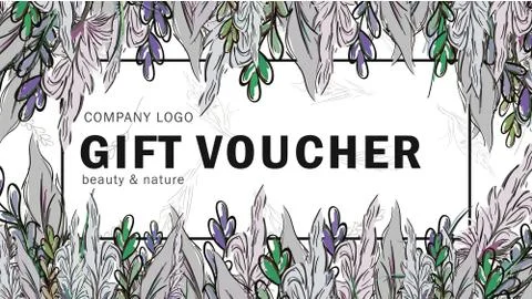 Vector composition of meadow flowers. Ticket, voucher, banner, card, frame Stock Illustration