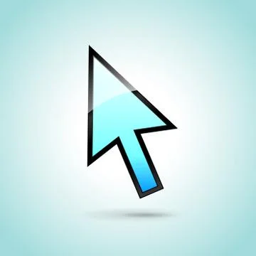 Vector computer mouse icon Illustrazione stock