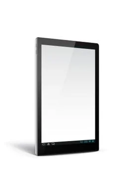 Vector computer tablet. Stock Illustration