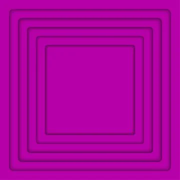 Vector Concentric Purple 6 Square. Background. Stock Illustration