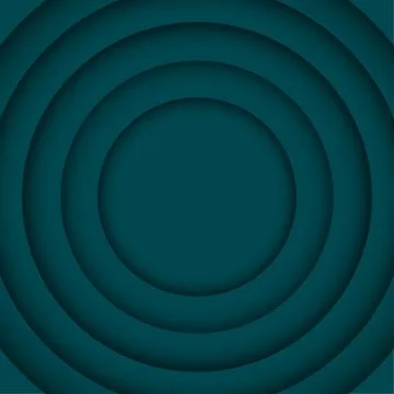 Vector Concentric Turquoise 6 Circle. Background. 库存插图