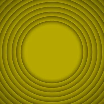 Vector Concentric Yellow 10 Circle. Background. Stock Illustration