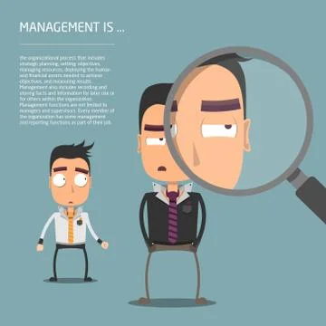Vector concept for human resource management. Choosing the right person Stock Illustration