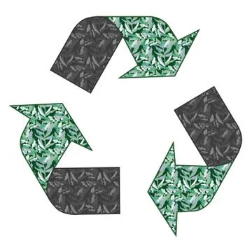 Vector concept illustration of protection of the environment. Stock Illustration