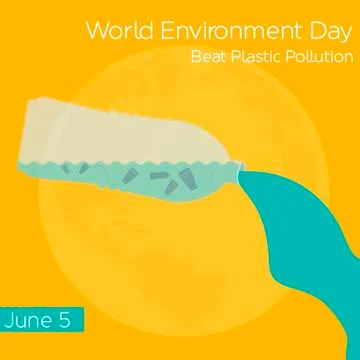 Vector concept illustration for the World Environment Day 스톡 일러스트