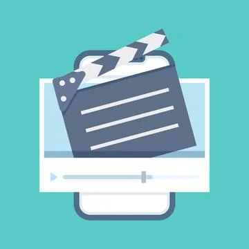 Vector concept of mobile video editing イラスト素材