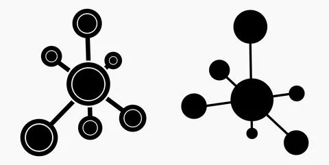 Vector concept network icon. Social network. Stock Illustration