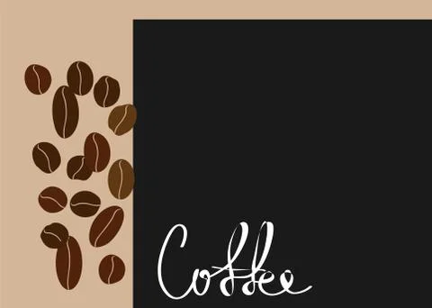 Vector concept of selling coffee with you to print Stock Illustration