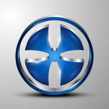 The vector conceptual 3d Logo Stock Illustration