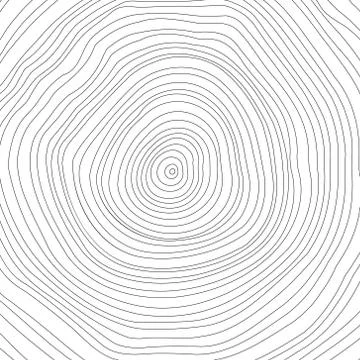 Vector conceptual background with tree-rings. Tree cut. Stump. Snag Illustrazione stock