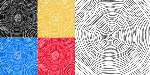 Vector conceptual background with tree-rings. Tree cut. Stump. Snag. 스톡 일러스트