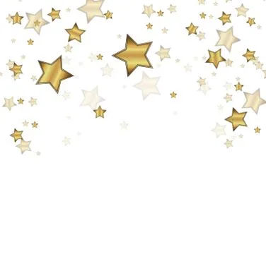 Vector confetti background for luxury greeting rich card. Gold Confetti Stock Illustration