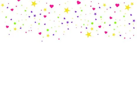 Vector confetti. Festive illustration. Confetti isolated on transparent Stock Illustration