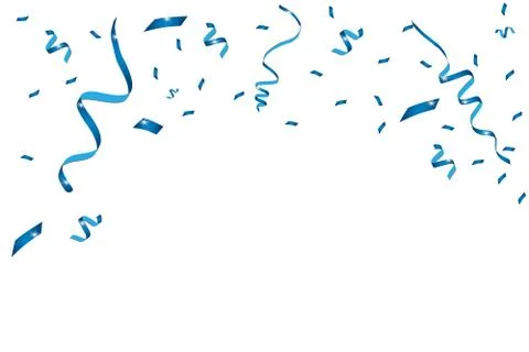 Vector confetti. Festive illustration. Stock Illustration