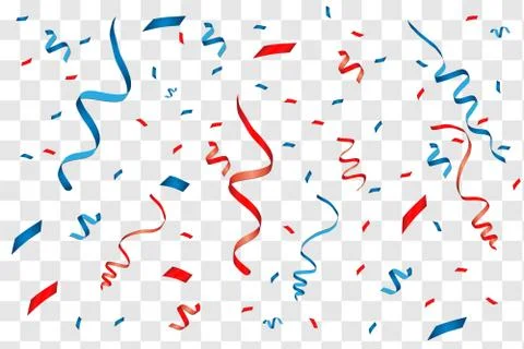 Vector confetti. Festive illustration. Stock Illustration