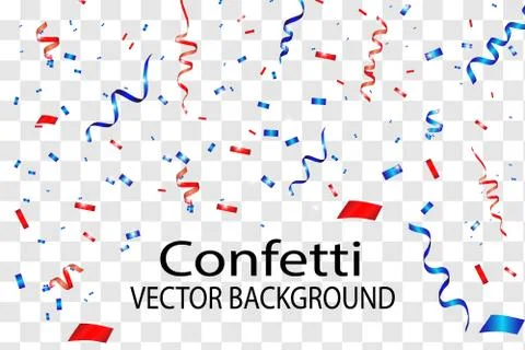 Vector confetti. Festive illustration. Stock Illustration