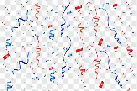 Vector confetti. Festive illustration. Stock Illustration