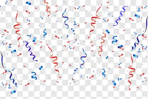 Vector confetti. Festive illustration. Stock Illustration