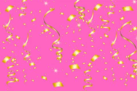 Vector confetti. Festive illustration. Stock Illustration