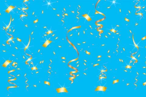 Vector confetti. Festive illustration. Stock Illustration