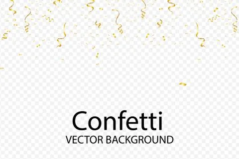 Vector confetti. Festive illustration. Stock Illustration