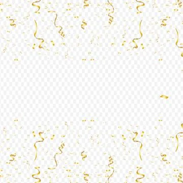 Vector confetti. Festive illustration. Stock Illustration
