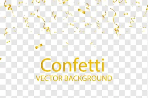 Vector confetti. Festive illustration. Stock Illustration