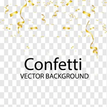 Vector confetti. Festive illustration. Stock Illustration