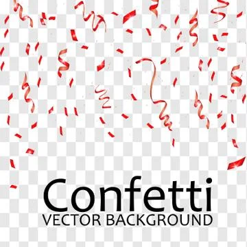 Vector confetti. Festive illustration. Stock Illustration