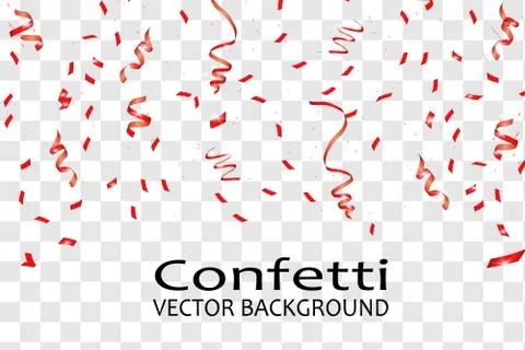 Vector confetti. Festive illustration. Stock Illustration