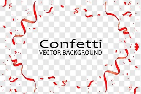 Vector confetti. Festive illustration. Stock Illustration