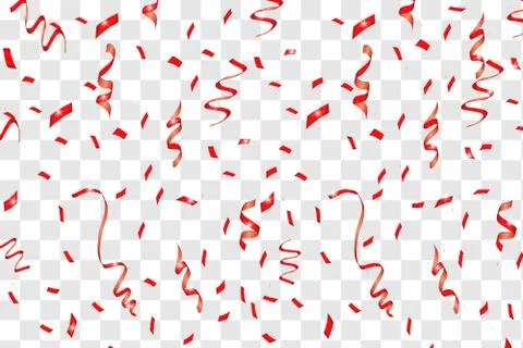 Vector confetti. Festive illustration. Stock Illustration