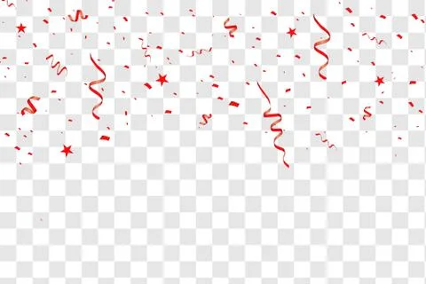 Vector confetti. Festive illustration. Stock Illustration