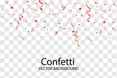 Vector confetti. Festive illustration. Stock Illustration