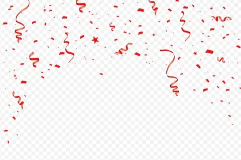Vector confetti. Festive illustration. Stock Illustration