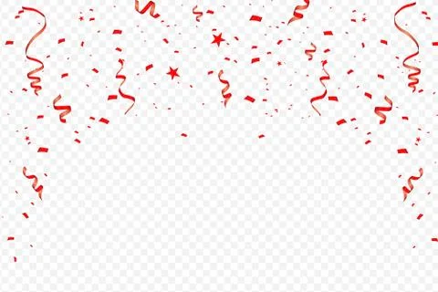 Vector confetti. Festive illustration. Stock Illustration