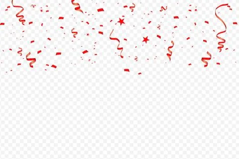 Vector confetti. Festive illustration. Stock Illustration