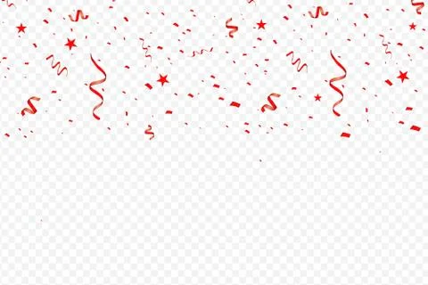 Vector confetti. Festive illustration. Stock Illustration