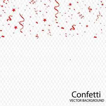 Vector confetti. Festive illustration. Illustrazione stock