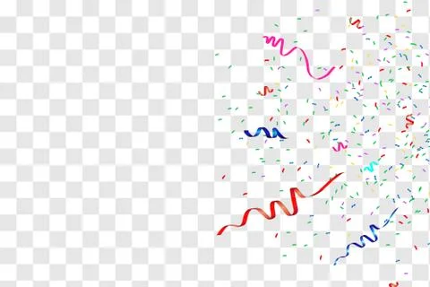 Vector confetti. Festive illustration. Stock Illustration