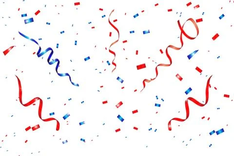 Vector confetti. Festive illustration. Stock Illustration
