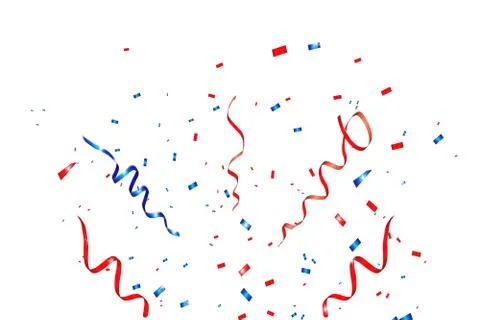 Vector confetti. Festive illustration. Stock Illustration