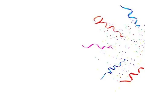 Vector confetti. Festive illustration. Illustrazione stock
