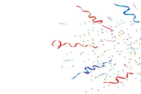 Vector confetti. Festive illustration. イラスト素材